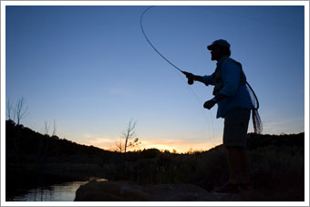 Mount Princeton offers excellent fishing adventures right here on our property.